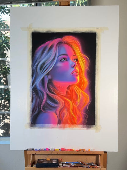 'Aurora Rising' - Original Drawing