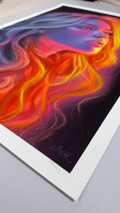 'Aurora Rising' - Original Drawing