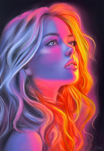 'Aurora Rising' - Original Drawing