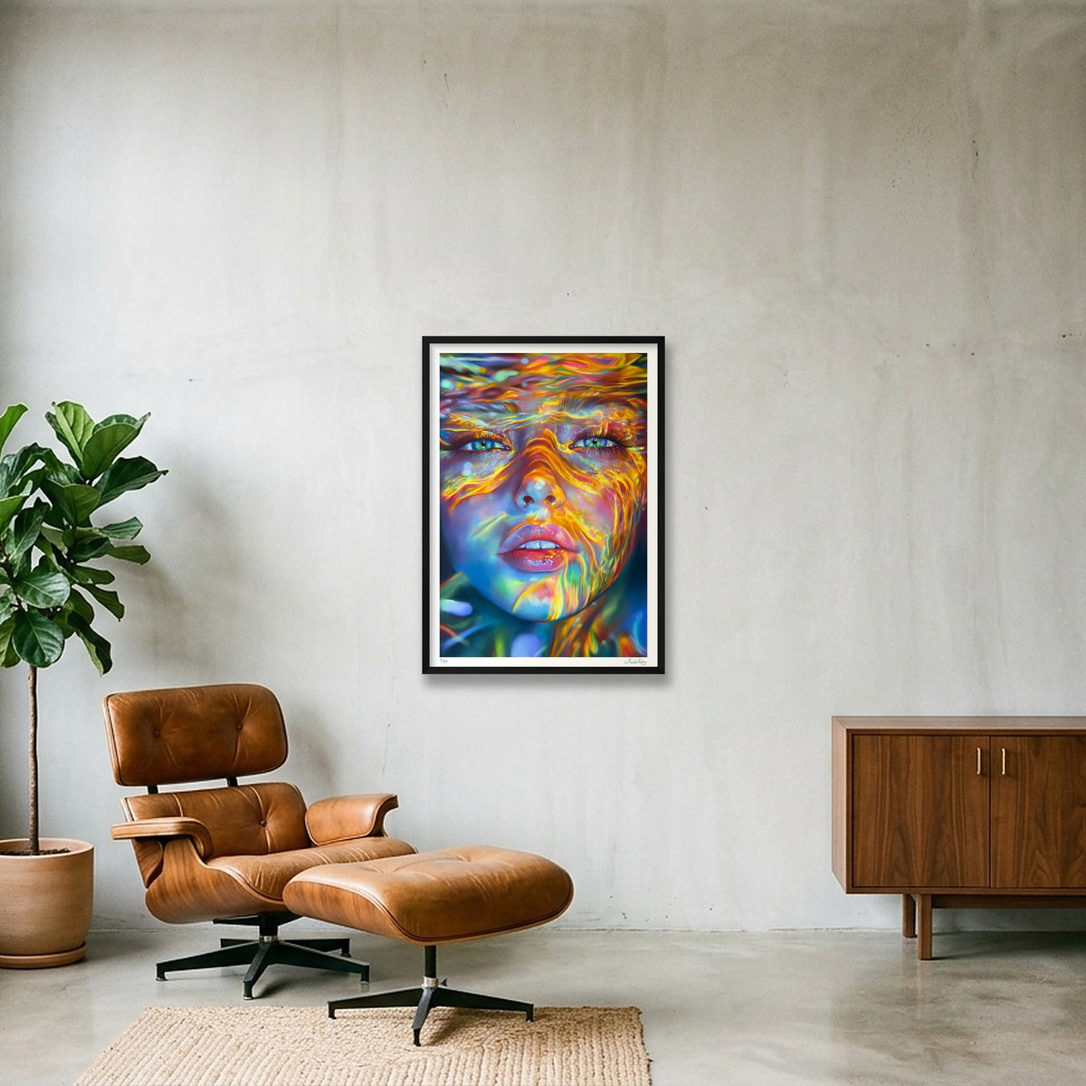 Clarity — A1 (59×84cm, 23×33") Black Frame