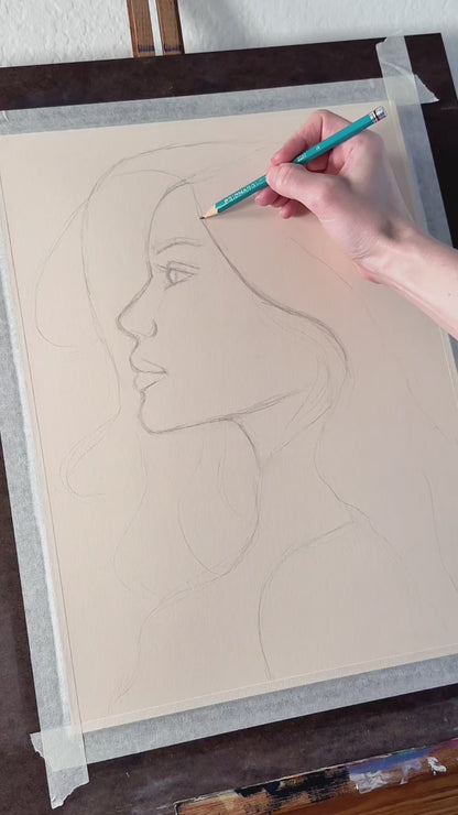 'Sol Flare' - Original Drawing