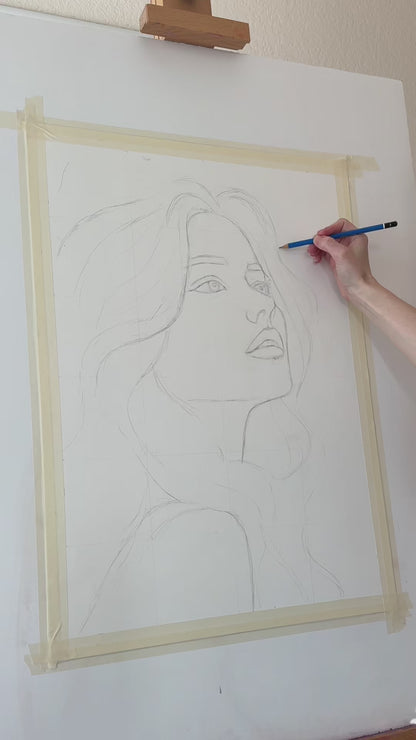 'Aurora Rising' - Original Drawing